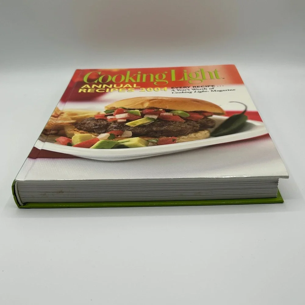 Cooking Light Annual Recipes 2004 Hardcover Cookbook Healthy Low Fat Meals‎